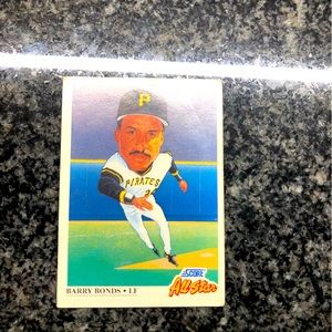 Barry Bonds Score 1991 All Star Big Head Series #668 baseball card!!